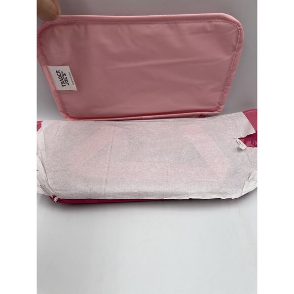 NWT Trader Joe's Mini Insulated Tote Bag 1.5 Gal Limited 2025 PINK Cooler - Picture 10 of 11